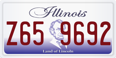 IL license plate Z659692