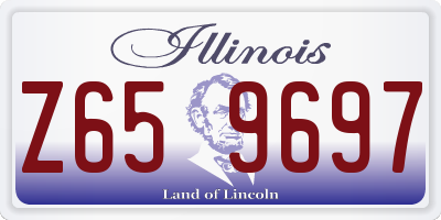 IL license plate Z659697