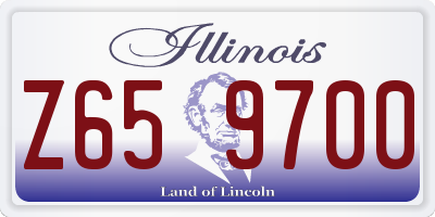IL license plate Z659700