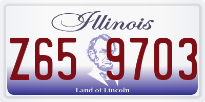 IL license plate Z659703