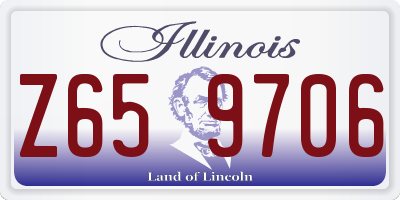 IL license plate Z659706