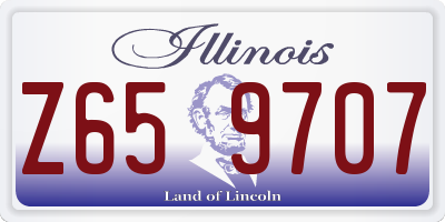 IL license plate Z659707