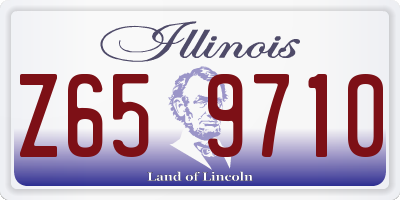 IL license plate Z659710