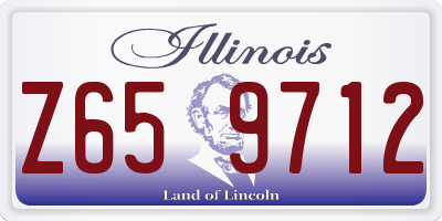 IL license plate Z659712