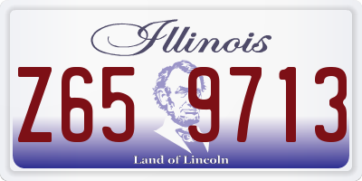 IL license plate Z659713