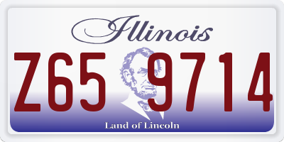 IL license plate Z659714