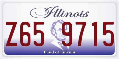 IL license plate Z659715