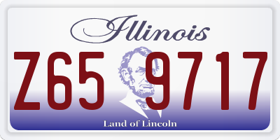 IL license plate Z659717