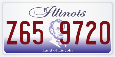 IL license plate Z659720