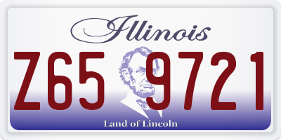 IL license plate Z659721