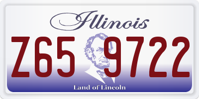 IL license plate Z659722