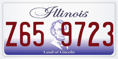 IL license plate Z659723