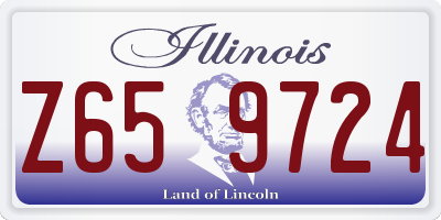 IL license plate Z659724