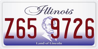 IL license plate Z659726