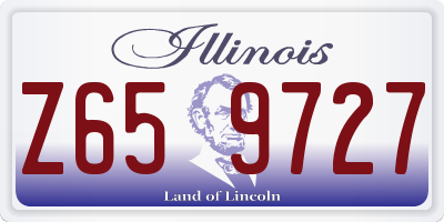 IL license plate Z659727