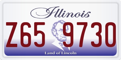 IL license plate Z659730
