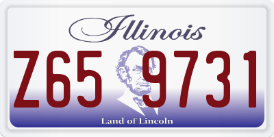 IL license plate Z659731