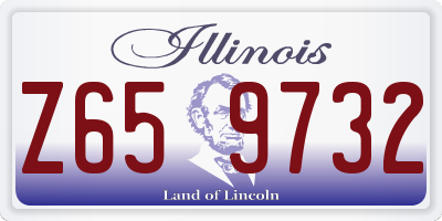 IL license plate Z659732
