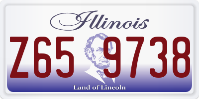 IL license plate Z659738