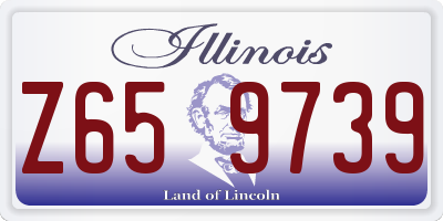 IL license plate Z659739