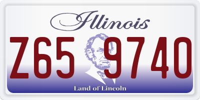 IL license plate Z659740