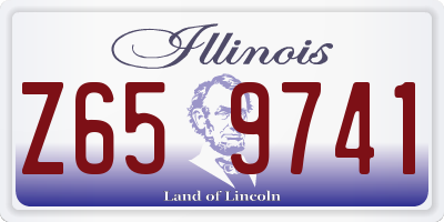 IL license plate Z659741