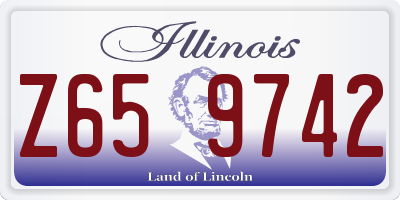 IL license plate Z659742