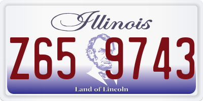 IL license plate Z659743
