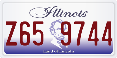 IL license plate Z659744