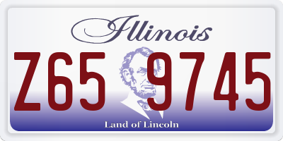 IL license plate Z659745