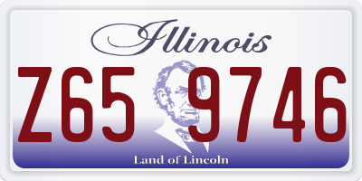 IL license plate Z659746