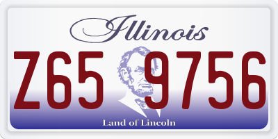 IL license plate Z659756