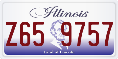 IL license plate Z659757