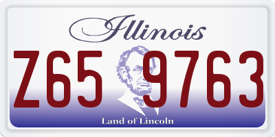 IL license plate Z659763