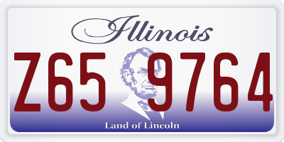 IL license plate Z659764