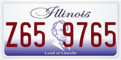 IL license plate Z659765