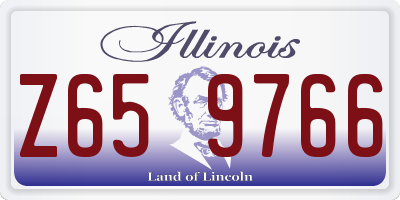 IL license plate Z659766