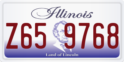 IL license plate Z659768