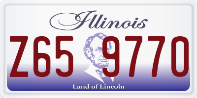 IL license plate Z659770