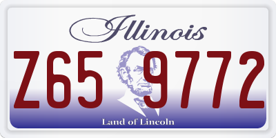 IL license plate Z659772