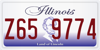 IL license plate Z659774