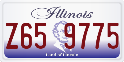 IL license plate Z659775