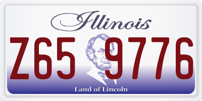 IL license plate Z659776