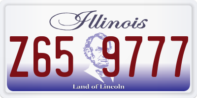 IL license plate Z659777
