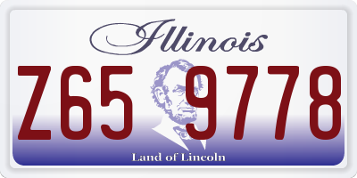 IL license plate Z659778