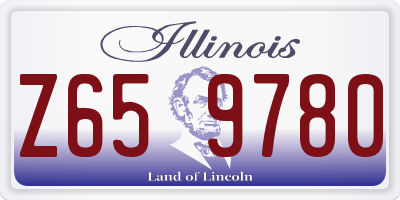 IL license plate Z659780