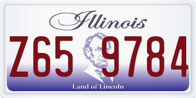 IL license plate Z659784