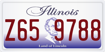 IL license plate Z659788