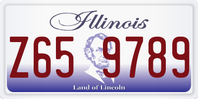 IL license plate Z659789