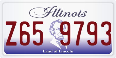 IL license plate Z659793